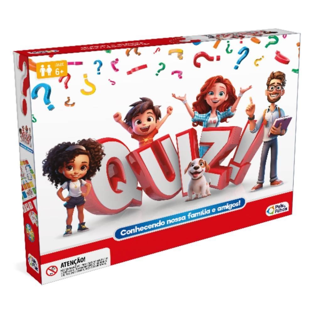 Jogo Quiz Conhecendo Família E Amigos Pais E Filhos - 792463