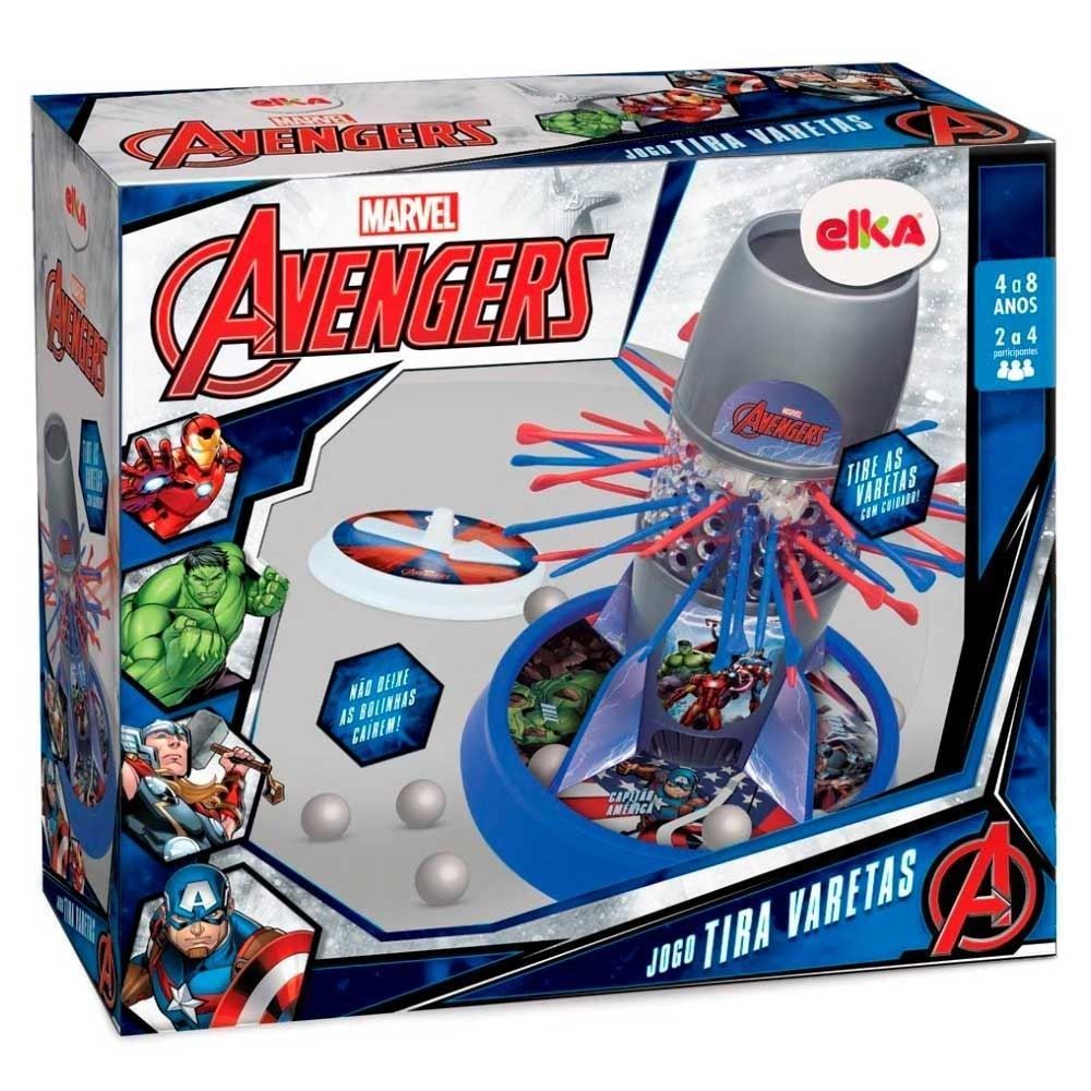 Jogo Tira Varetas Avengers Elka - 1215