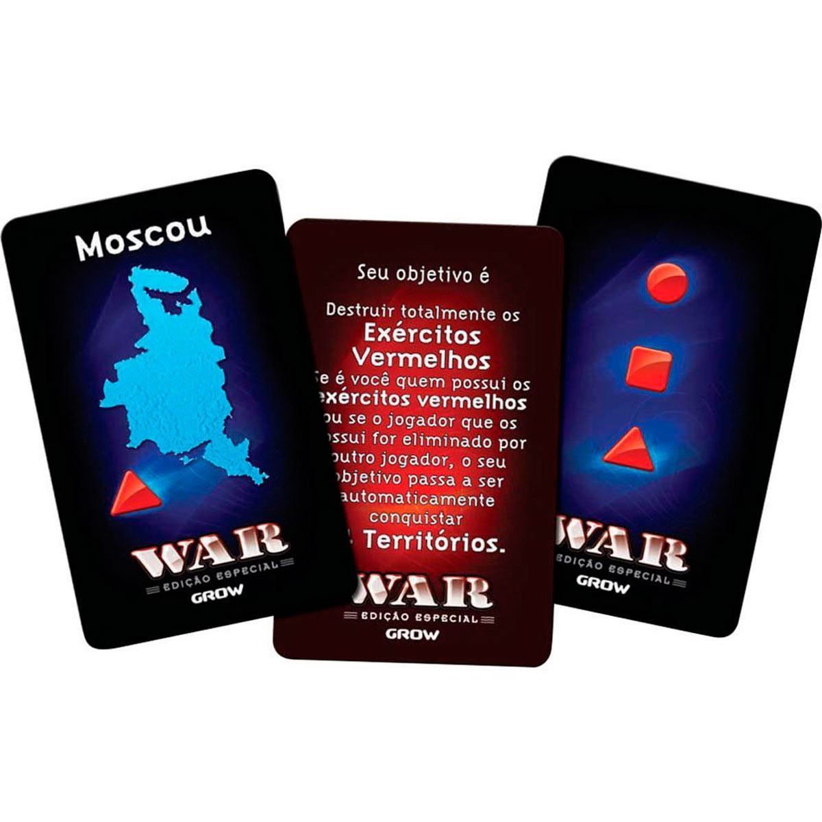 Jogo War de Estratégia Edição Especial Grow - Preto