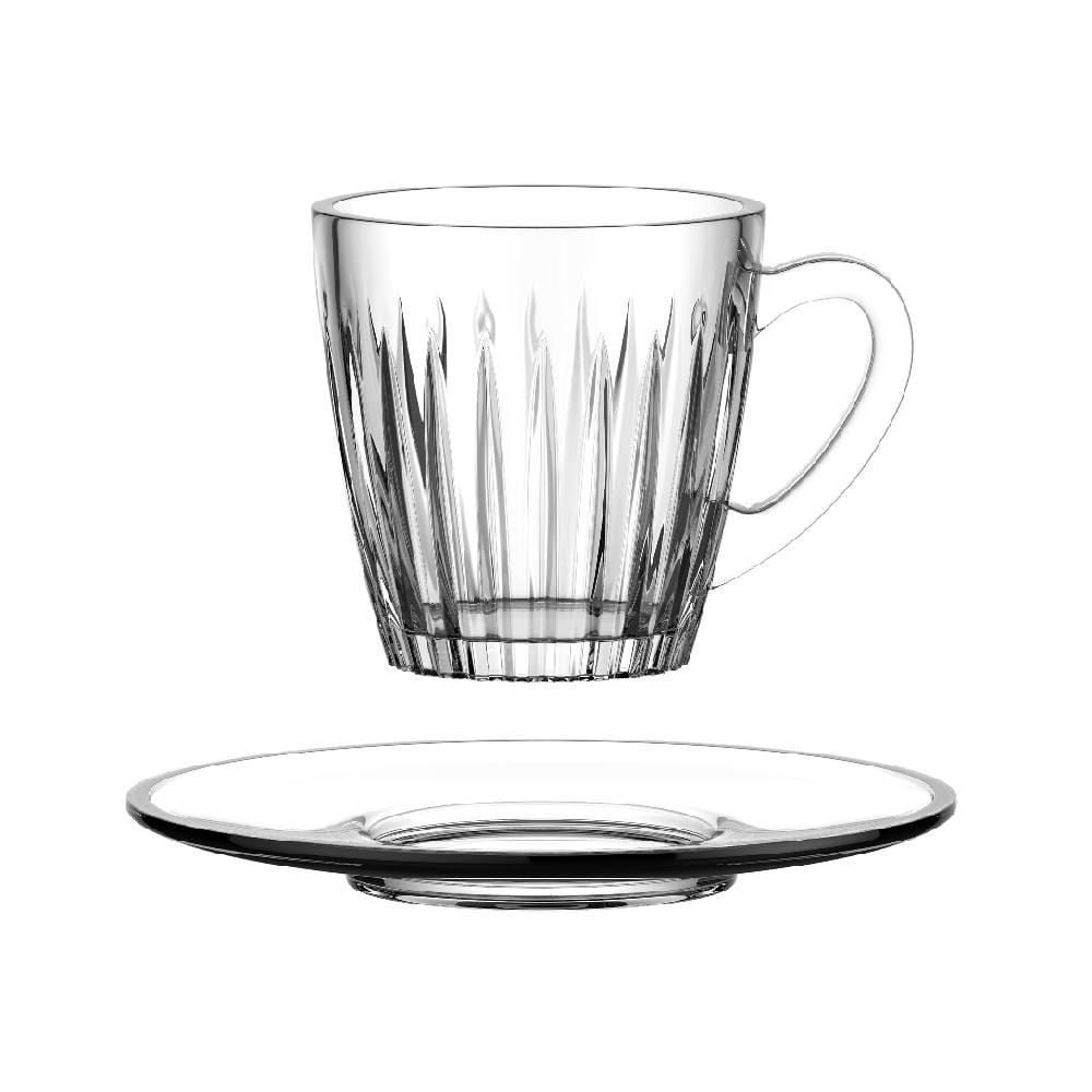 Jogo Xicara Café Com Pires Soho L Hermitage 90Ml - 8 Peças