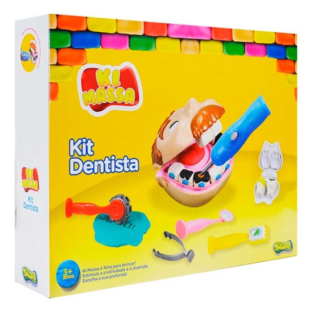 Ki Massa Massinha De Modelar Kit Dentista Sunny - 3009
