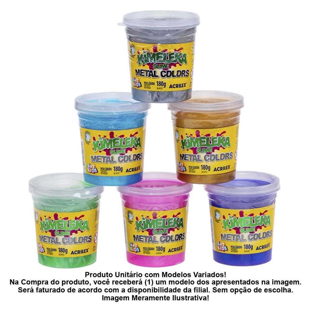 Kimeleca Slime Metal Colors Acrilex - 05832