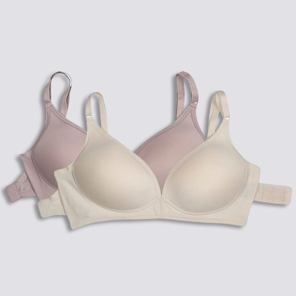 Kit 02 Sutiãs com Bojo e Base DelRio