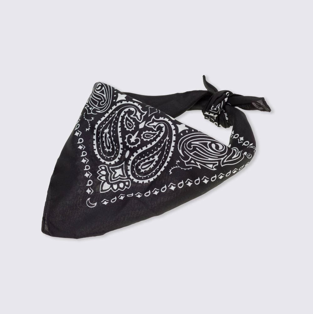 Kit 2 Bandanas Faixa Lenço Boby Blues - PRETO/ VERMELHO U
