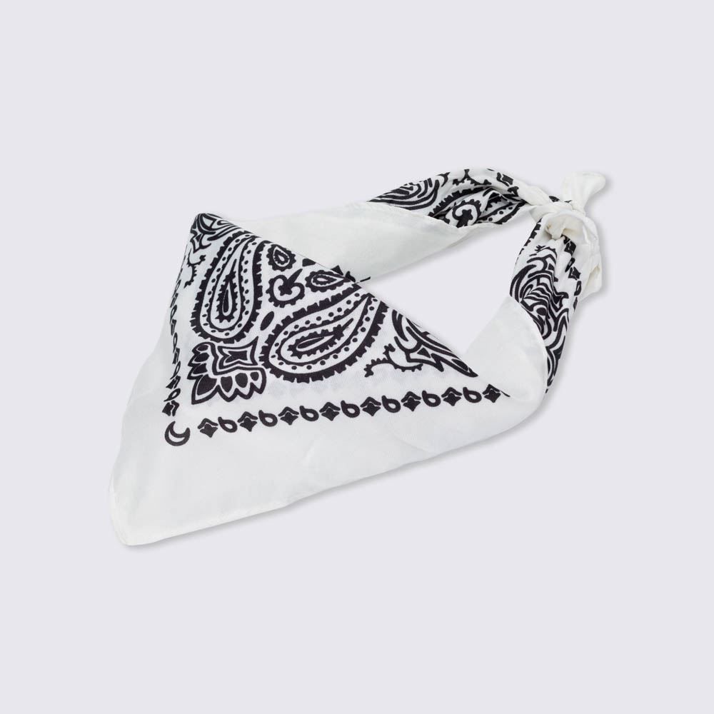 Kit 2 Bandanas Faixa Lenço Boby Blues - AZUL/ BRANCO U