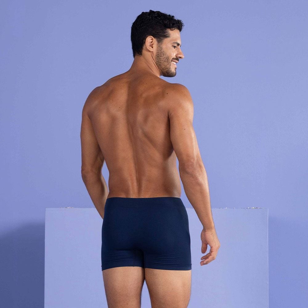 Kit 2 Cuecas Boxer Sem Costura em Poliamida Marc Alain