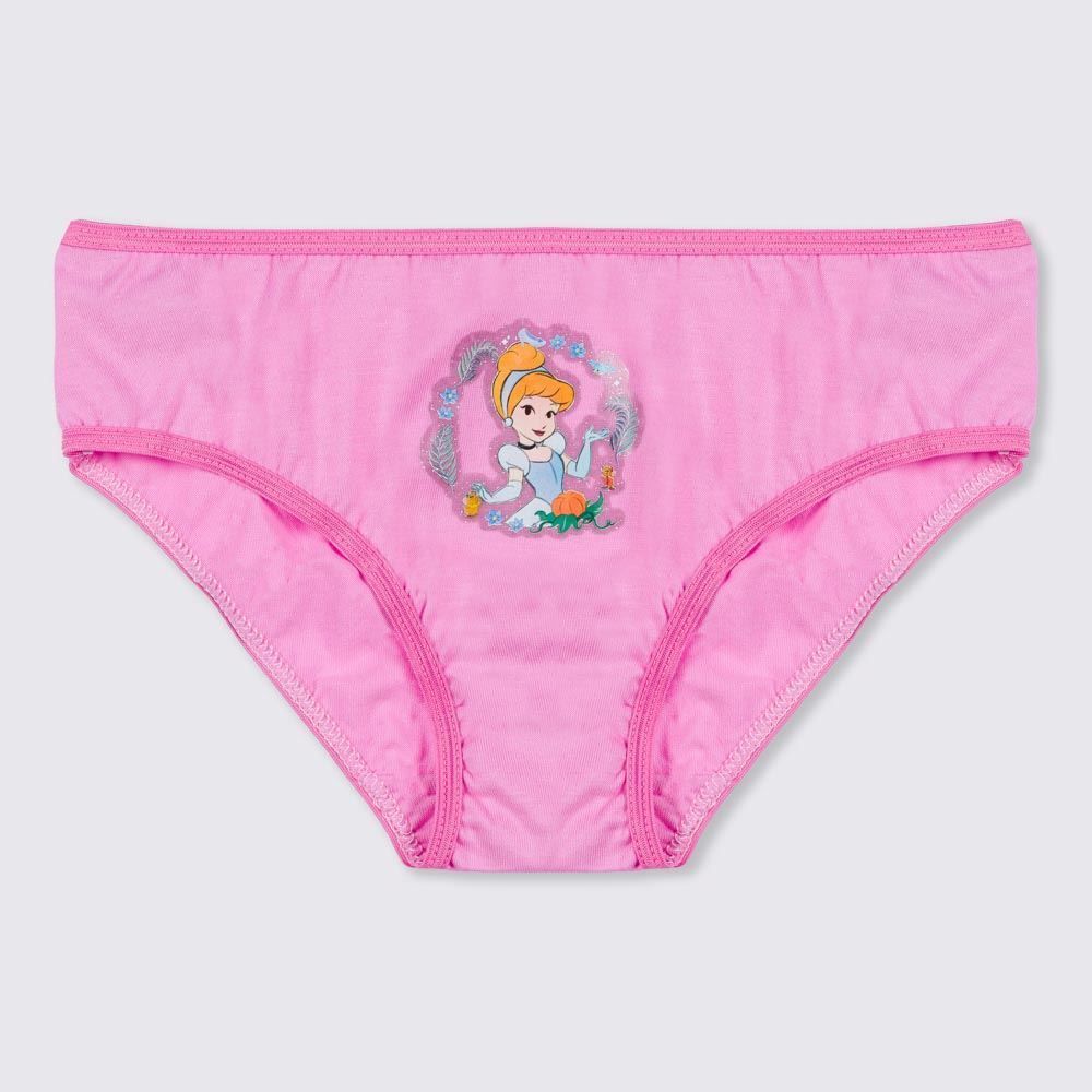 Kit 3 Calcinhas 4 a 10 Anos Princesas Disney