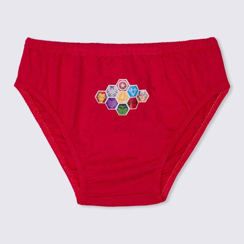 Kit 3 Cuecas Infantil 4 a 10 Anos Avengers 133 Marvel