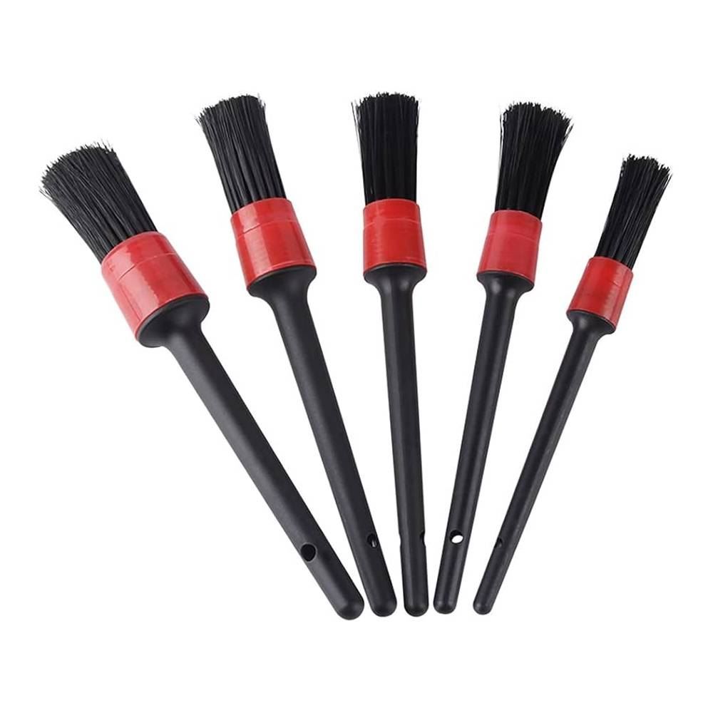 Kit 5 Pincéis Para Limpeza Automotivo Meghazine