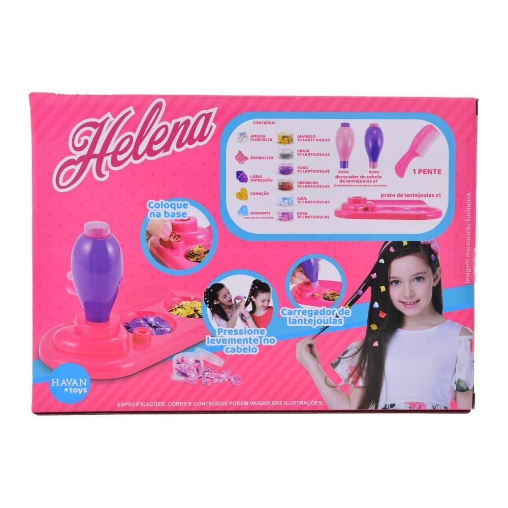 Kit Acessórios Cabelo Infantil Helena Havan Toys - HBR0473 