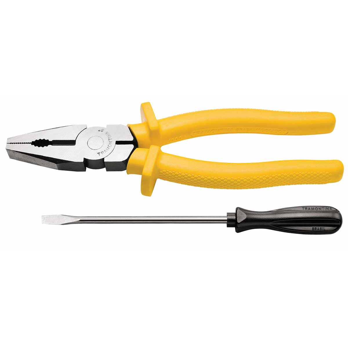 Kit Alicate e Chave de Fenda 43408/048 - Tramontina - 43408/048