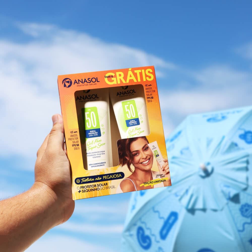 Kit Anasol Protetor Solar Fps 50