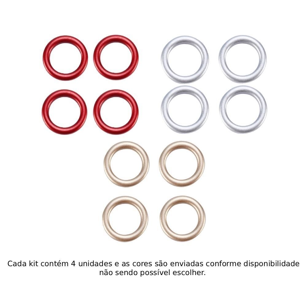 Kit Anel de Guardanapos Sortidos Havan Casa 4 Peças - Argola