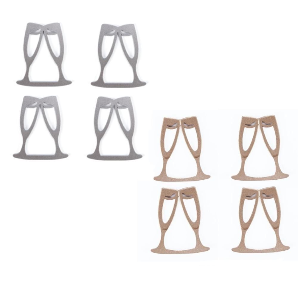 Kit Anel de Guardanapos Sortidos Havan Casa 4 Peças - Taças