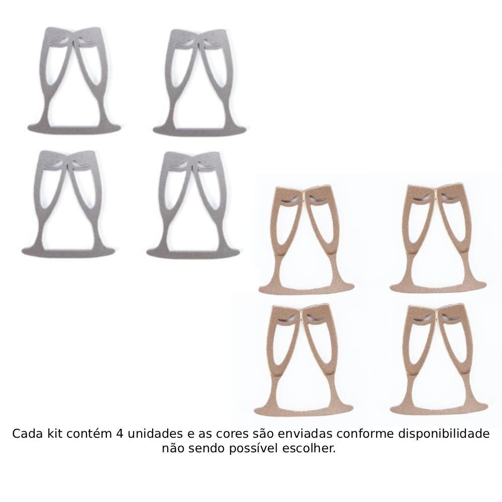 Kit Anel de Guardanapos Sortidos Havan Casa 4 Peças - Taças