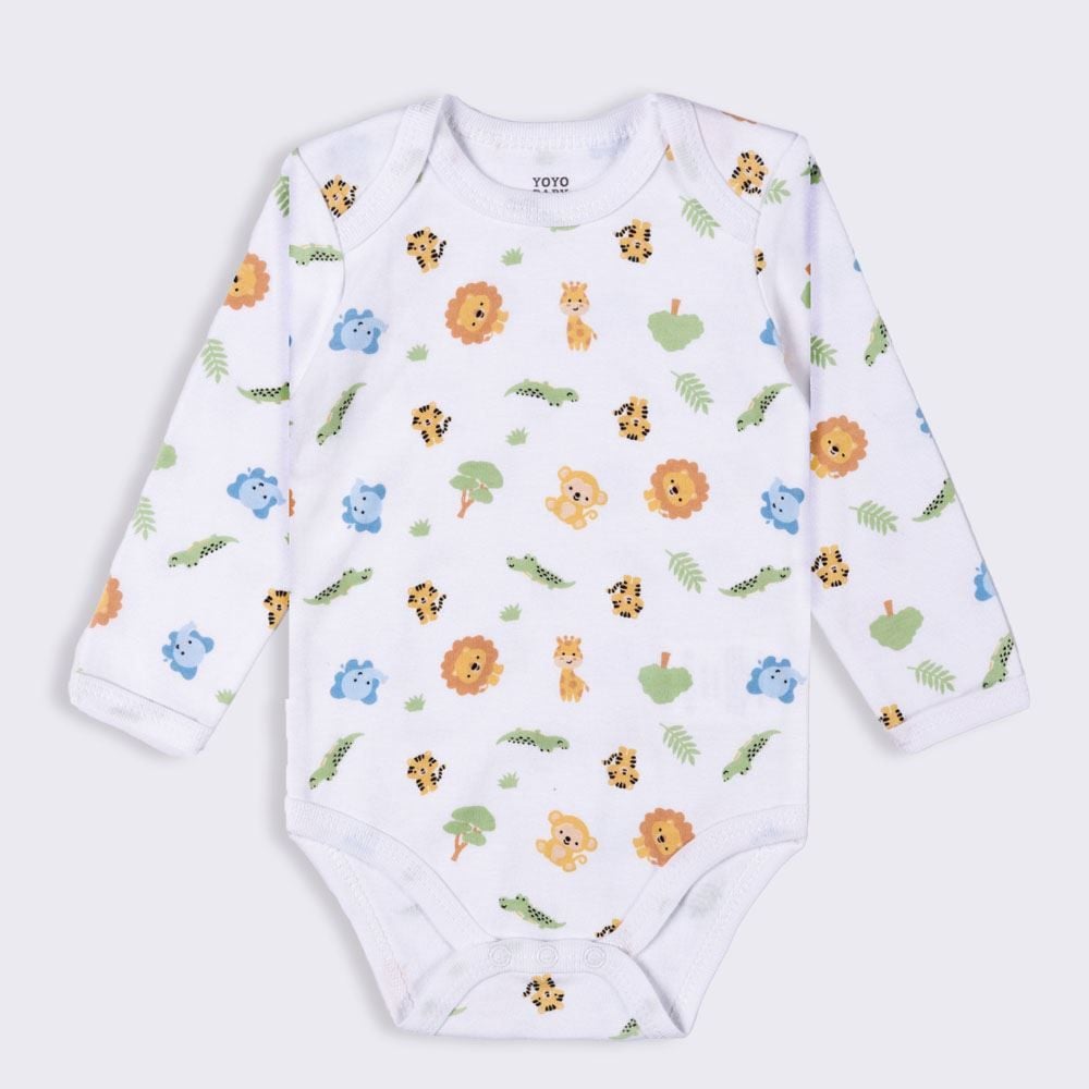 Kit Bebê Boby Manga Longa 3 Peças Yoyo Baby