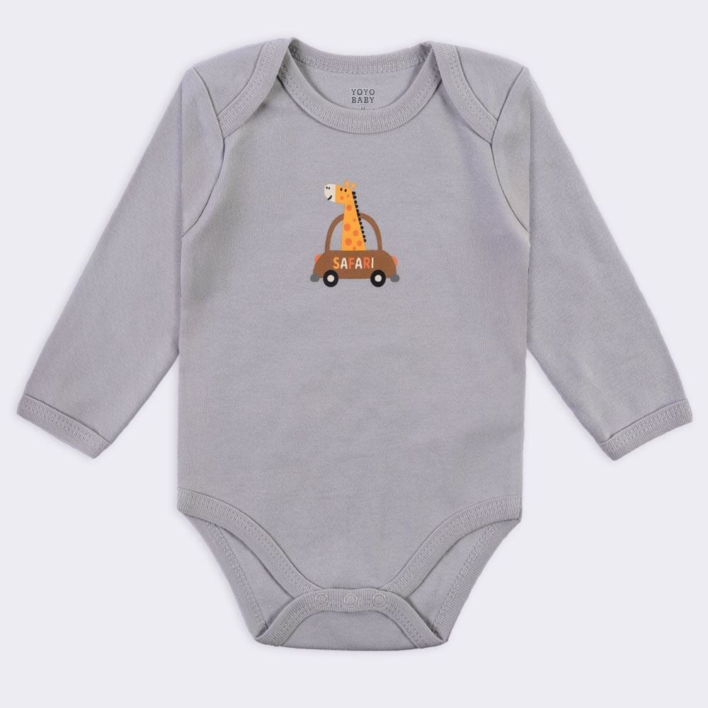 Kit Bebê Boby Manga Longa 3 Peças Yoyo Baby