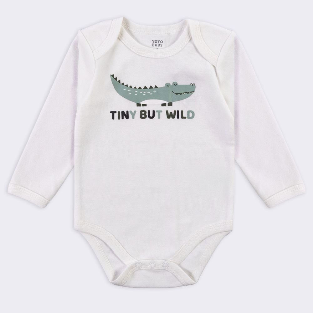 Kit Bebê Body Manga Longa 3 Peças Yoyo Baby