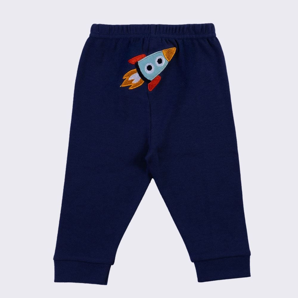 Kit Bebê Macacão, Body e Calça Yoyo Baby