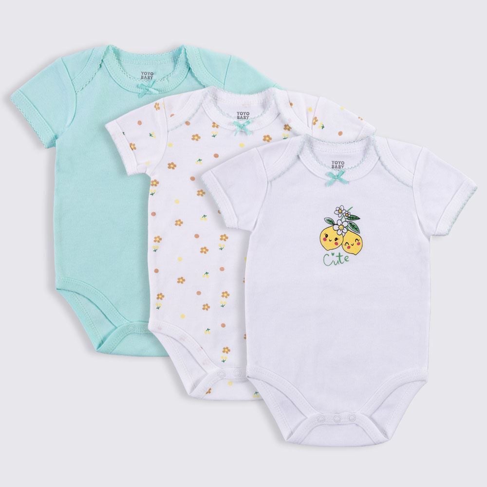 Kit Boby Bebê 3 Peças Yoyo Baby