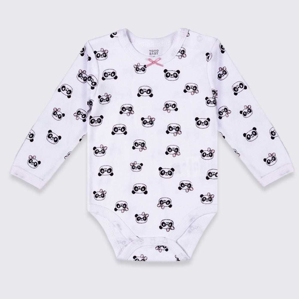 Kit Boby Bebê Manga Longa 3 Peças Yoyo Baby