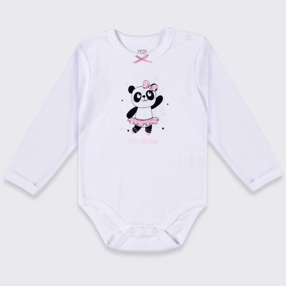 Kit Boby Bebê Manga Longa 3 Peças Yoyo Baby