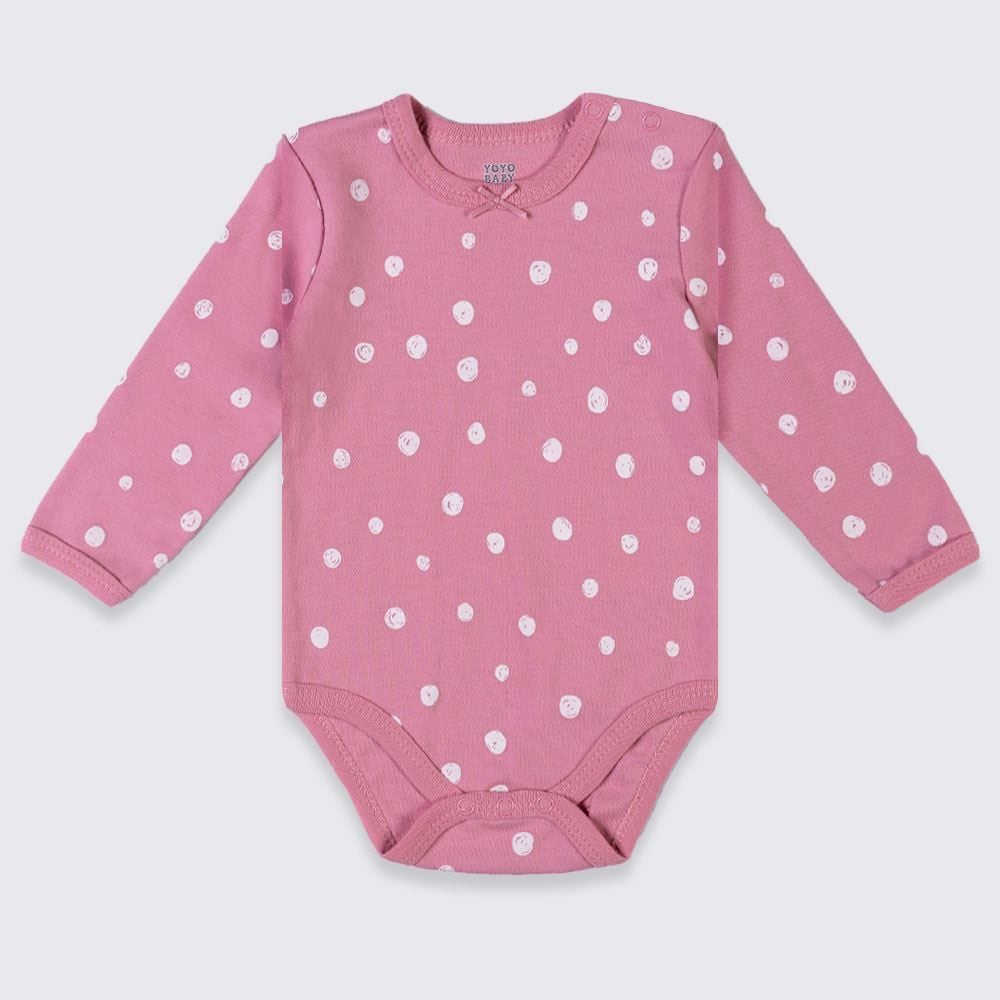 Kit Boby Bebê Manga Longa 3 Peças Yoyo Baby