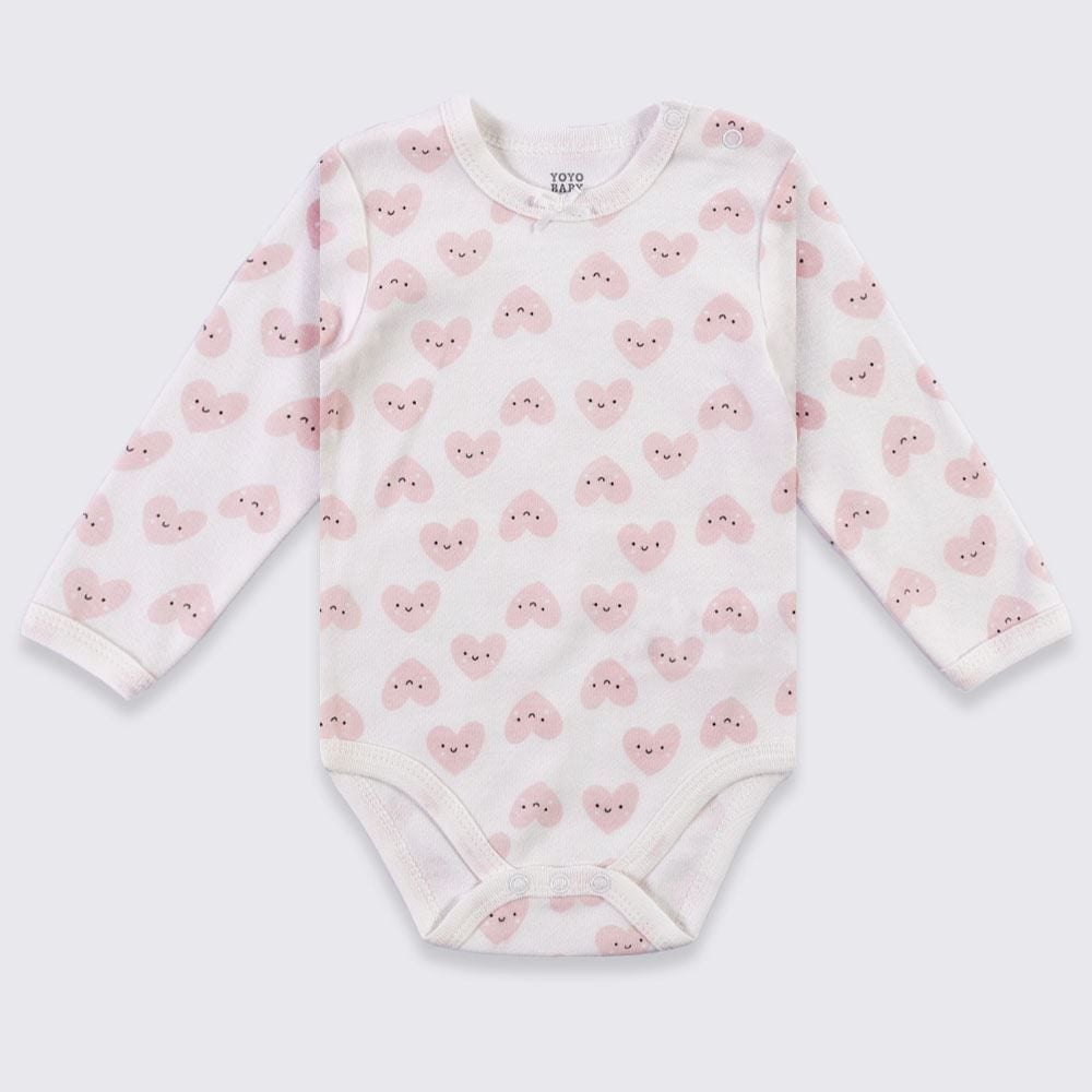 Kit Boby Bebê Manga Longa 3 Peças Yoyo Baby
