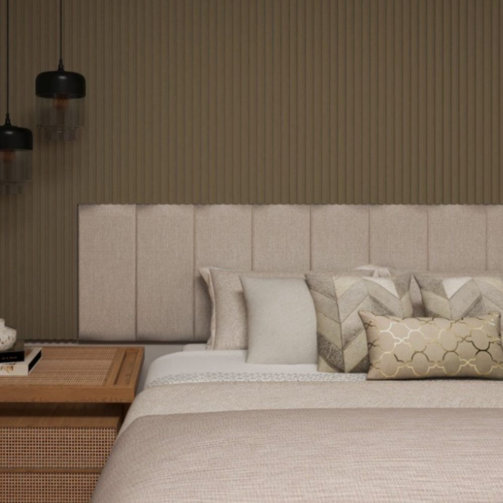 Kit Cabeceira Modular 7 Peças Requinte Havan Casa - Linho