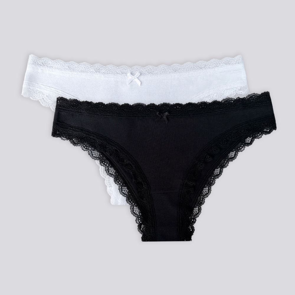 Kit Calcinha De Algodão Com 2 Unidades Holla