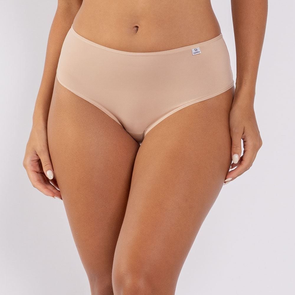 Kit Calcinha DelRio Cintura Alta Com 2 Unidades