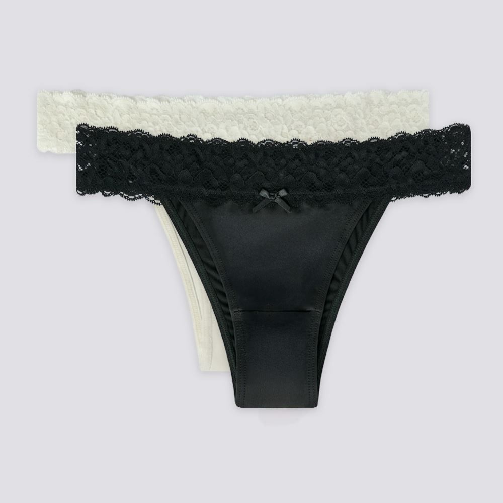 Kit Calcinha String De Microfibra Com 2 Unidades Holla