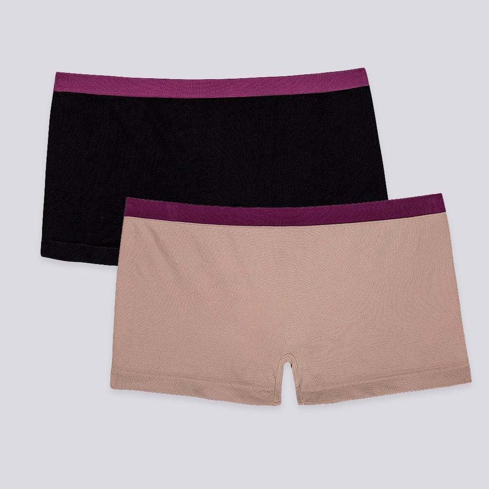 Kit Calcinhas Boxer Com 2 Unidade Seamless DelRio