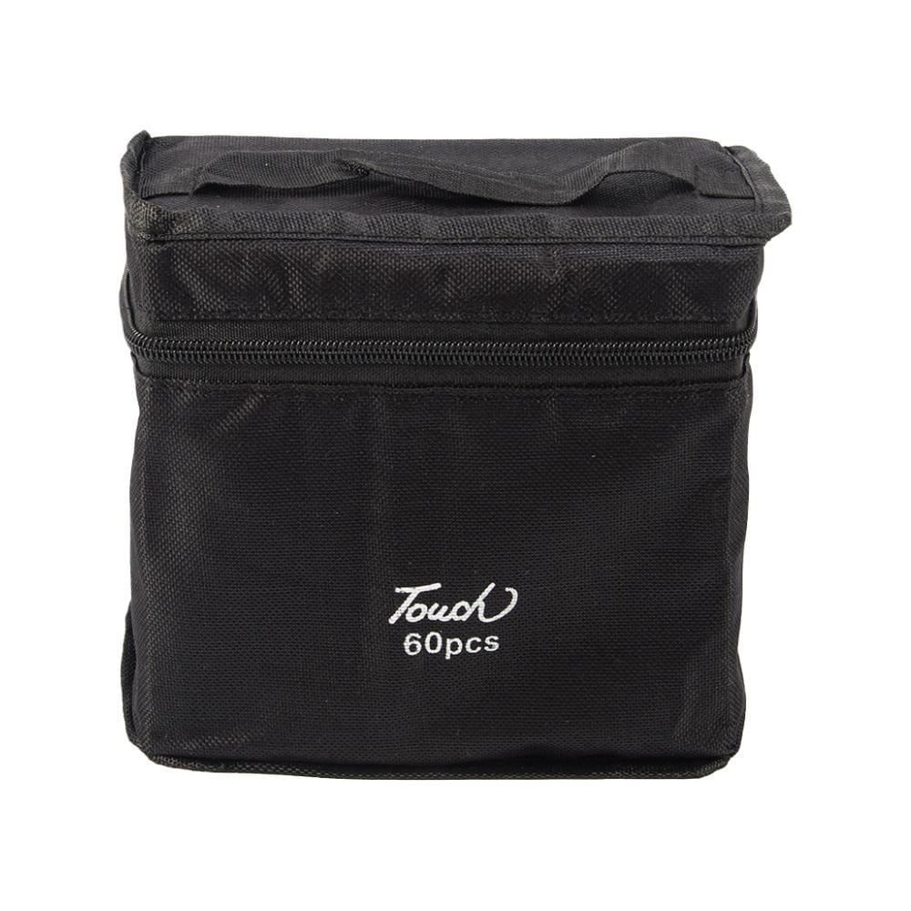 Kit Canetinhas 60 Cores Touch Ponta Dupla - Della Import