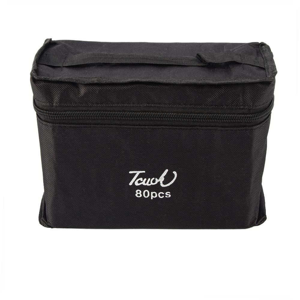 Kit Canetinhas 80 Cores Touch Ponta Dupla - Della Import