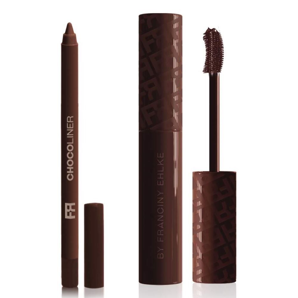 Kit Chocoeyes Fran By Franciny Ehlke Máscara De Cílios E Lápis - Marrom