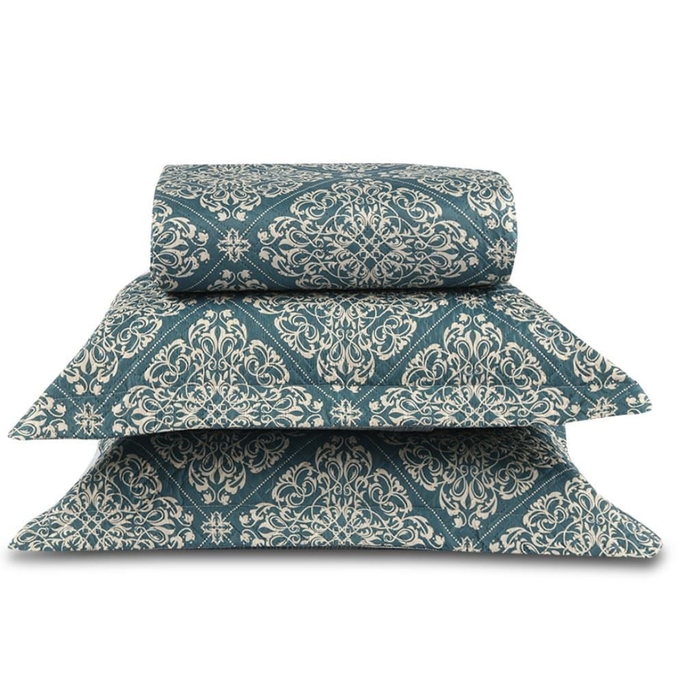 Kit Cobre Leito Casal Madison Hedrons 3 Pçs - Tresor