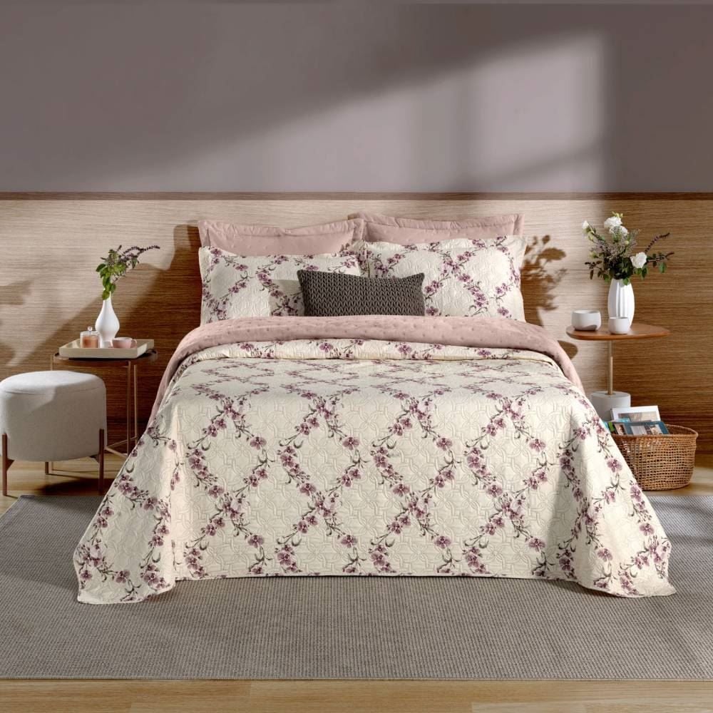 Kit Cobre Leito Casal Madison Havan Casa 3 Pçs - Amelie