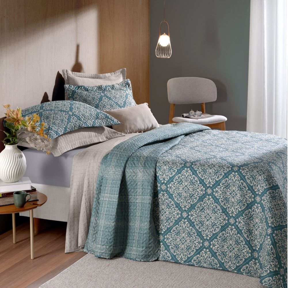 Kit Cobre Leito King Madison Hedrons 3 Pçs - Tresor