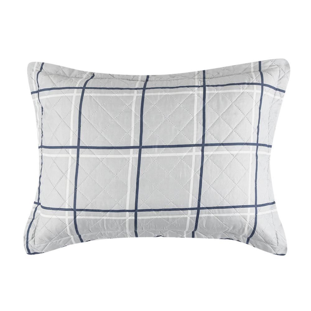 Kit Colcha Casal 100% Poliéster Versalhes Havan Casa 3 Pçs - Henry Cinza Geo