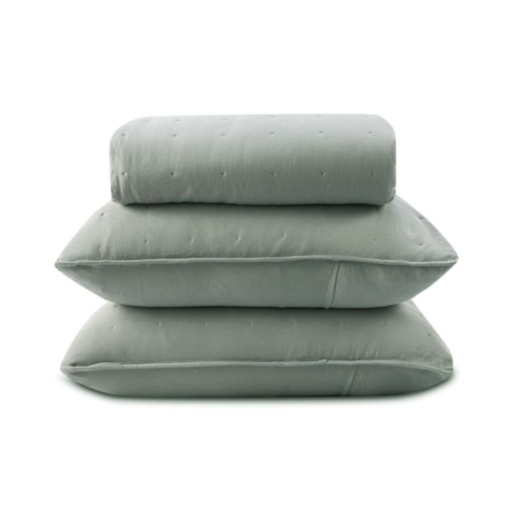 Kit Colcha Casal Elegance Havan Casa 3 Pçs - Verde