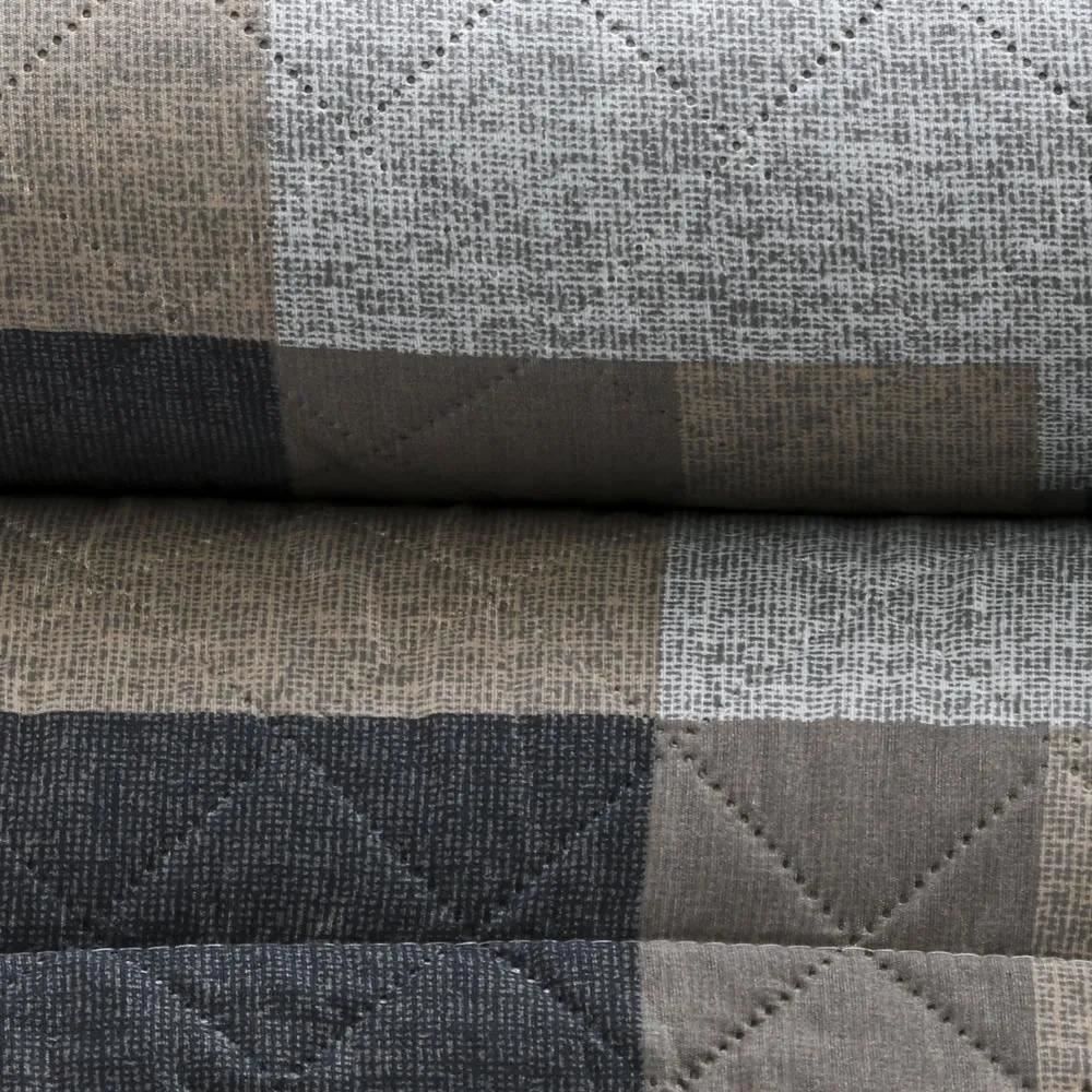 Kit Colcha Casal Estampada Versalhes 3 Peças Havan Casa - Milão Bege Geo