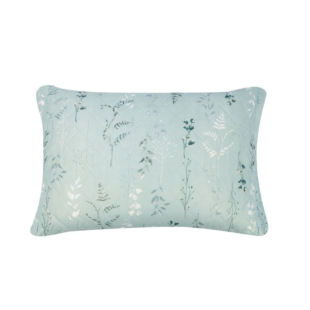 Kit Colcha Casal Estampada Versalhes Havan Casa 3 Peças - Folhagens Verde