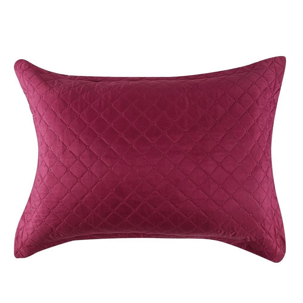 Kit Colcha Casal Lisa Versalhes Havan Casa 3 pçs - Rosa Malva