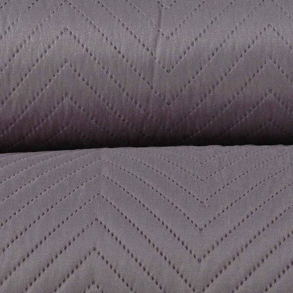 Kit Colcha Casal Lisa Versalhes Havan Casa 3 Pçs - Cinza Urbano