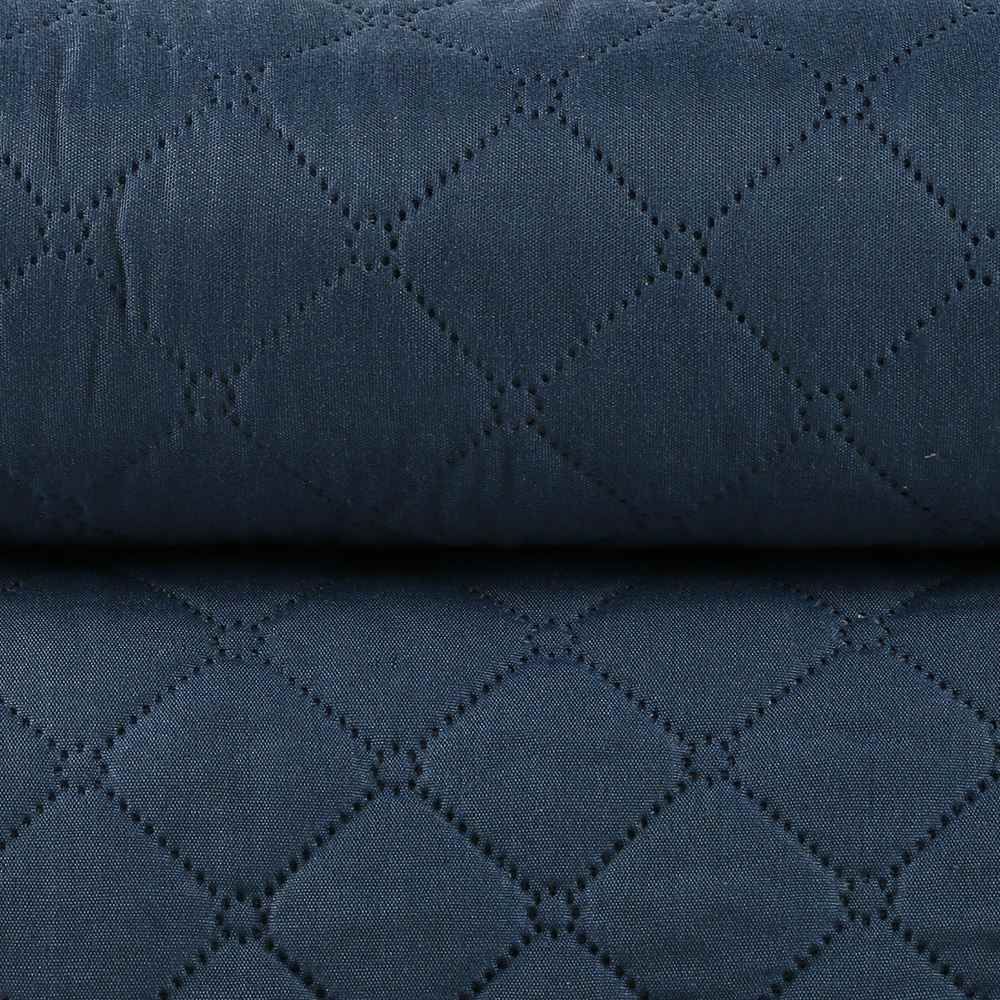 Kit Colcha Casal Lisa Versalhes Havan Casa 3 Pçs - Azul Jeans