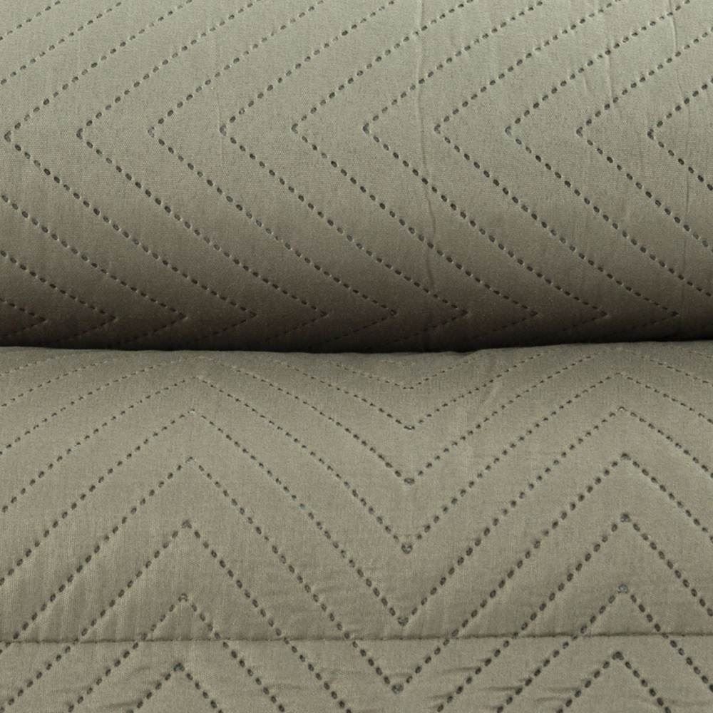 Kit Colcha Casal Lisa Versalhes Havan Casa - taupe