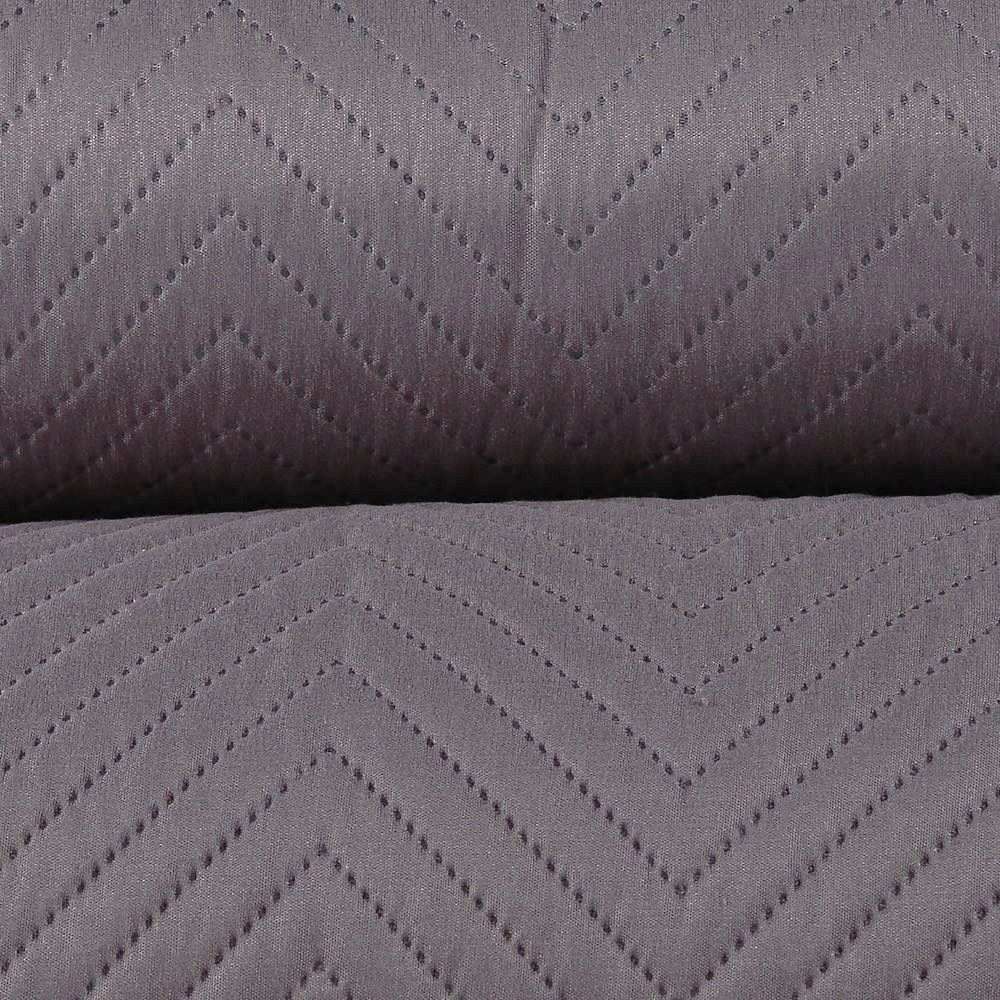 Kit Colcha Casal Lisa Versalhes Havan Casa - Cinza Urbano