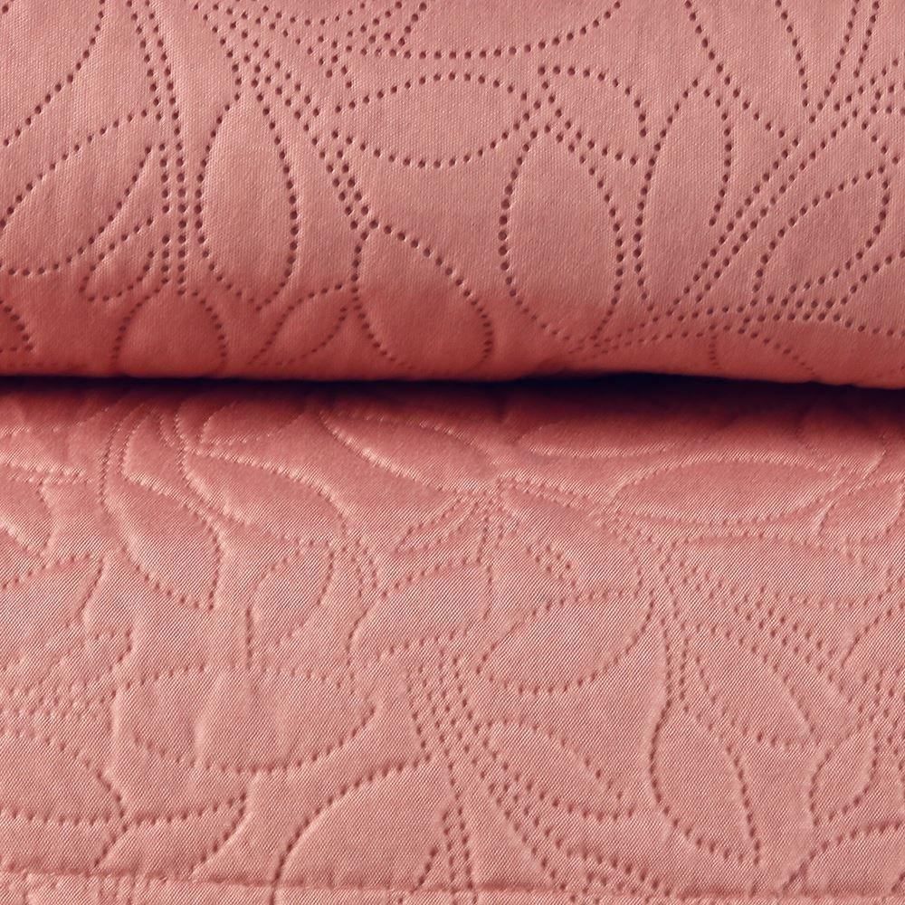 Kit Colcha Casal Lisa Versalhes Havan Casa - Rose