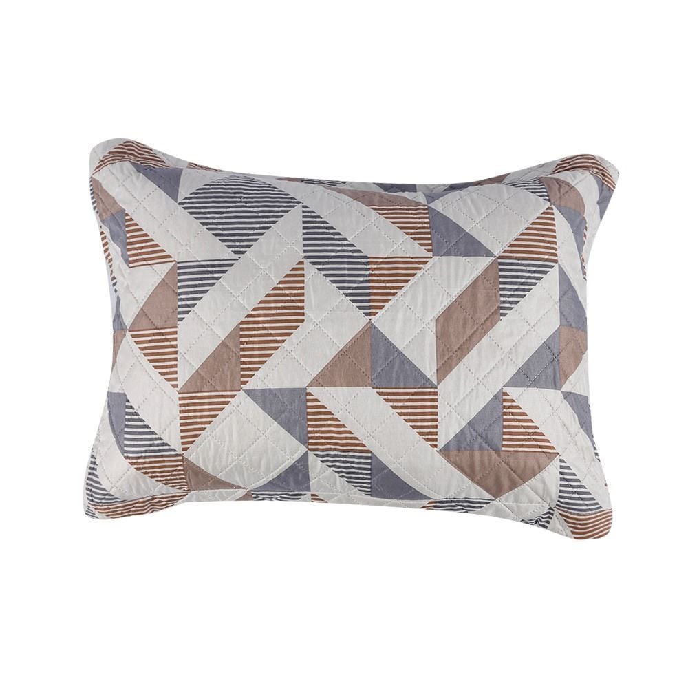 Kit Colcha Casal Versalhes Havan Casa 3 pçs - Bege Com Cinza